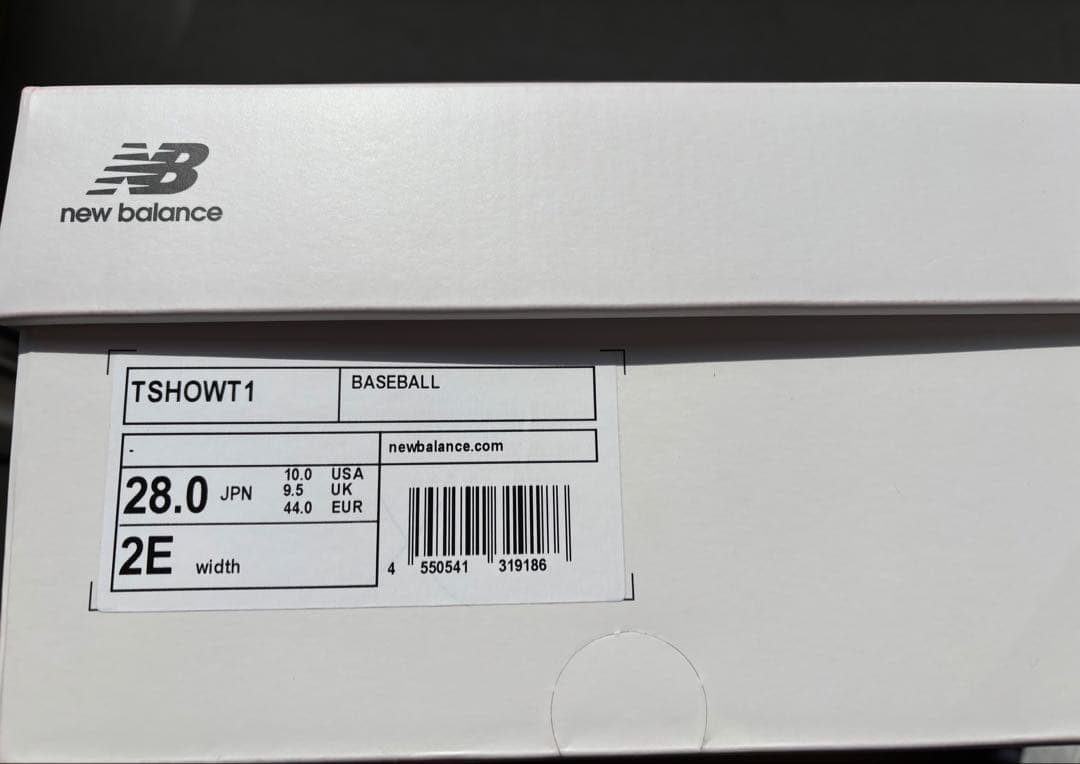 【新品未使用】New Balance Ohtani 1 Trainer 28.0