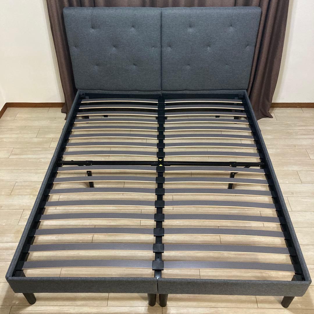 【自社エリア配送限定販売】Emma/エマ・ベッドフレーム/クイーンサイズ