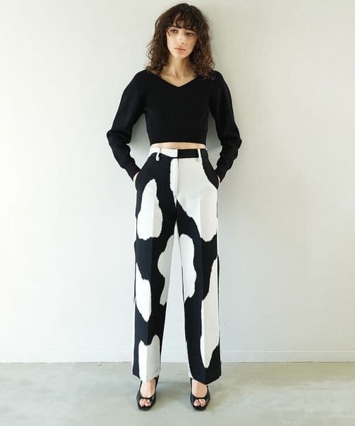 クラネ LOW WAIST STRAIGHT PANTS