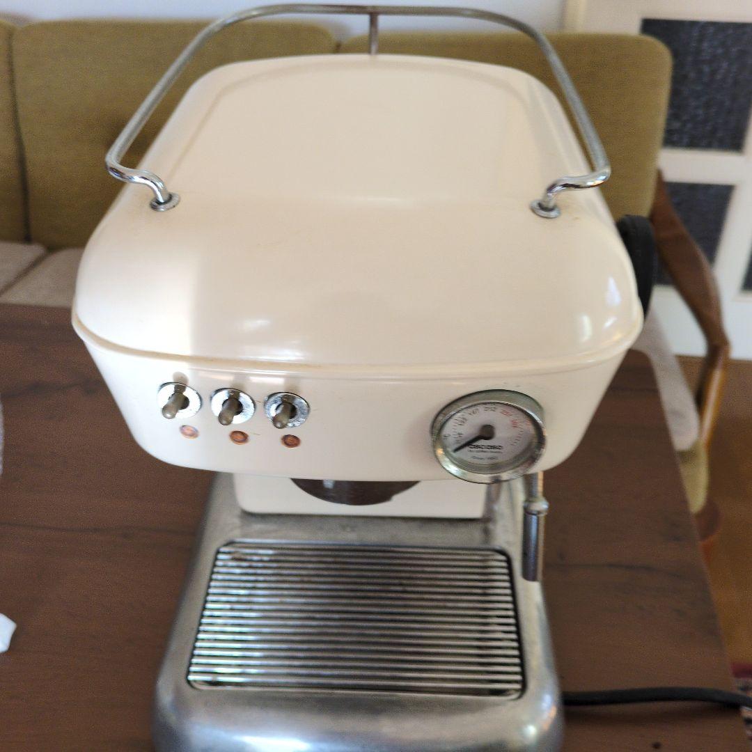 ascasoレトロエスプレッソマシン ホワイト
