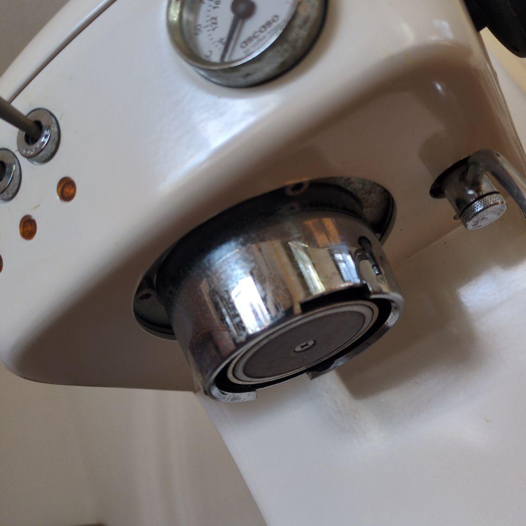 ascasoレトロエスプレッソマシン ホワイト