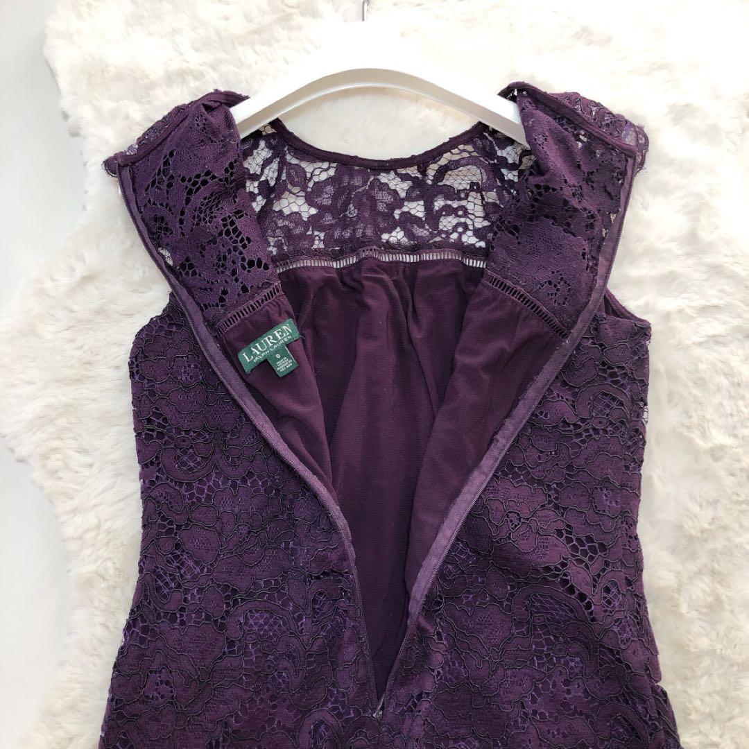 RalphLauren*ローレンラルフローレン　総レースワンピース　ドレス　0