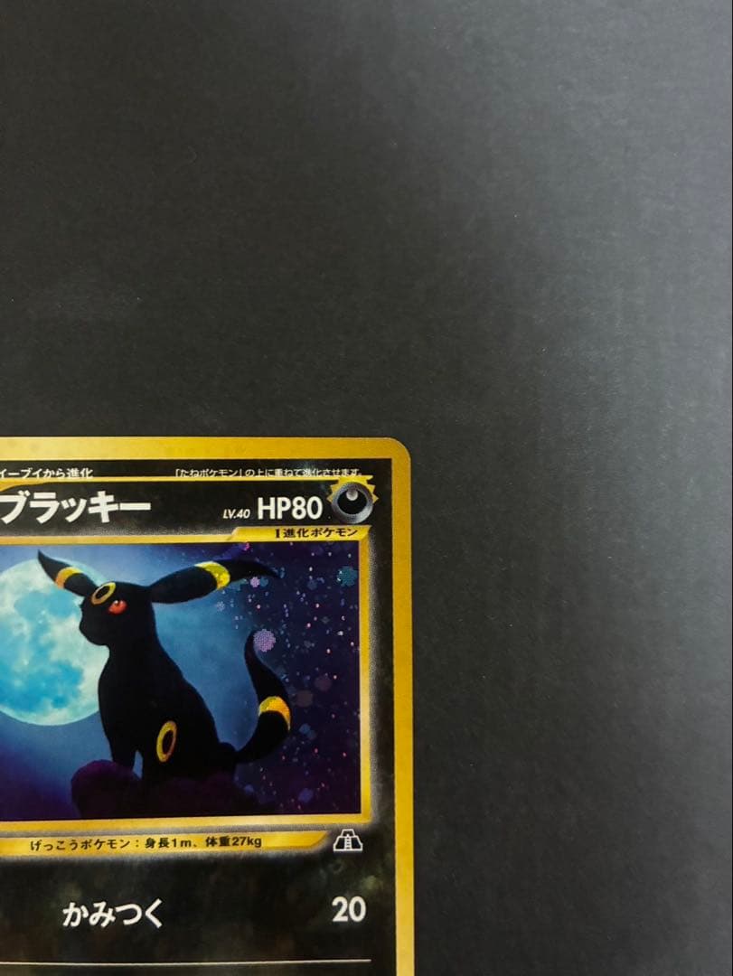 ポケモンカード ブラッキー 旧裏 拡張パック第2弾 遺跡をこえて