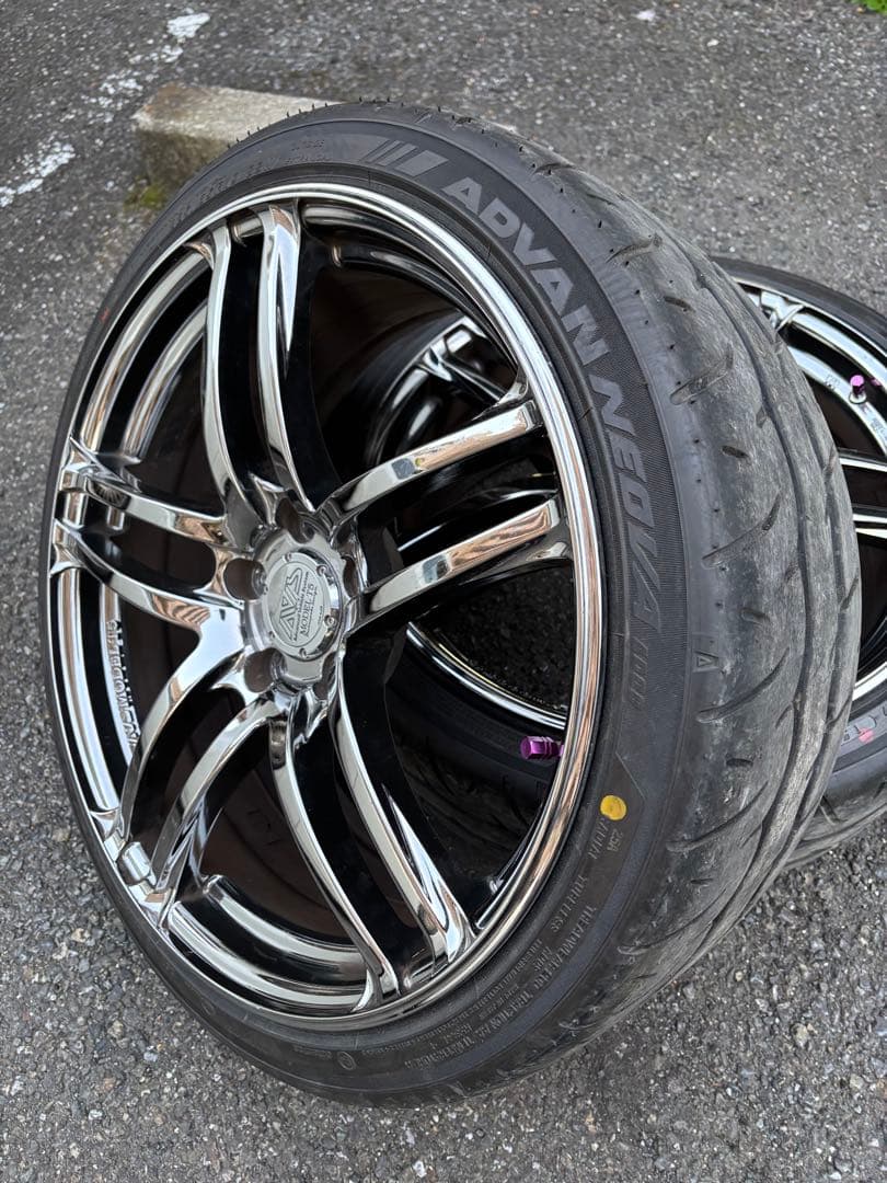 ⭐︎値下げ♪/AVSモデルT5メッキ４本/19インチ/新品ネオバ