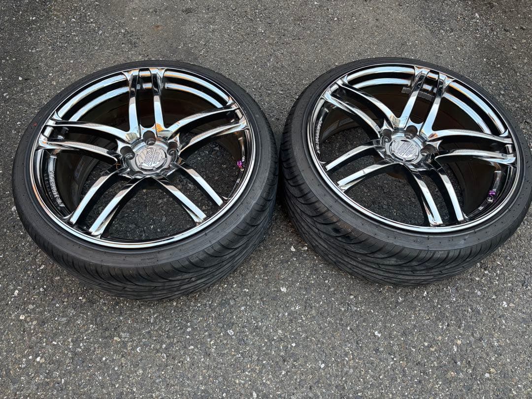 ⭐︎値下げ♪/AVSモデルT5メッキ４本/19インチ/新品ネオバ