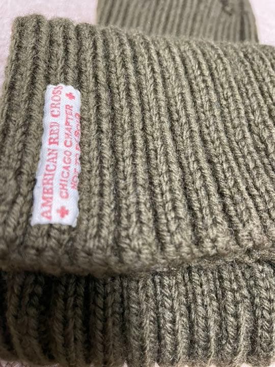 30's U.S. ARMY RED CROSS KNIT CAP バラクラバ