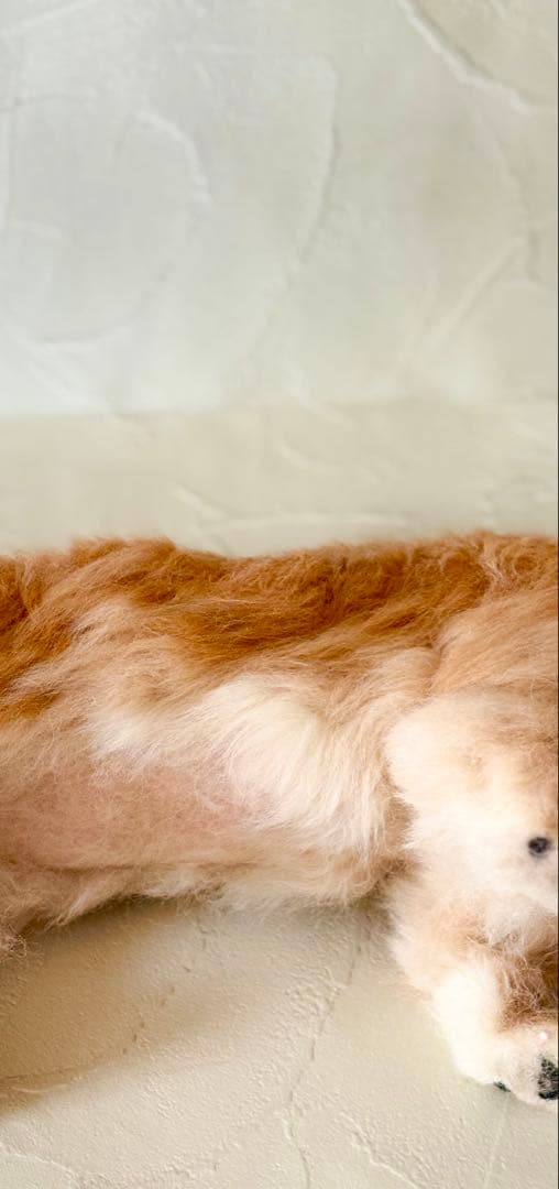 アクビちゃん　羊毛フェルト　ハンドメイド　犬　オーダー　ミニチュアダックス