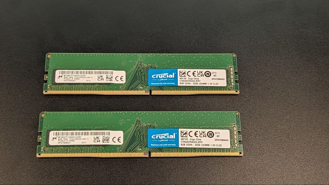 【ストレージ無し】ドスパラPC　i5-12400 メモリ16GB（8GB×２）