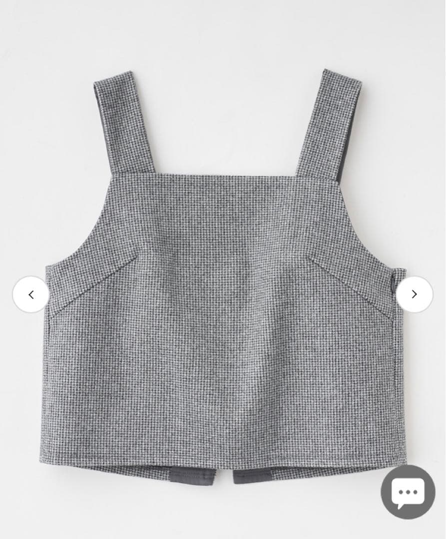 ニードルパンチビスチェ　ルーニィ ビスチェ　オフ×ブラック