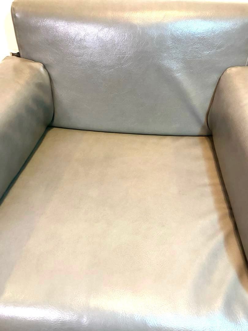 innovator イノベーター パルピット 一人用ソファ レザー仕様 グレー