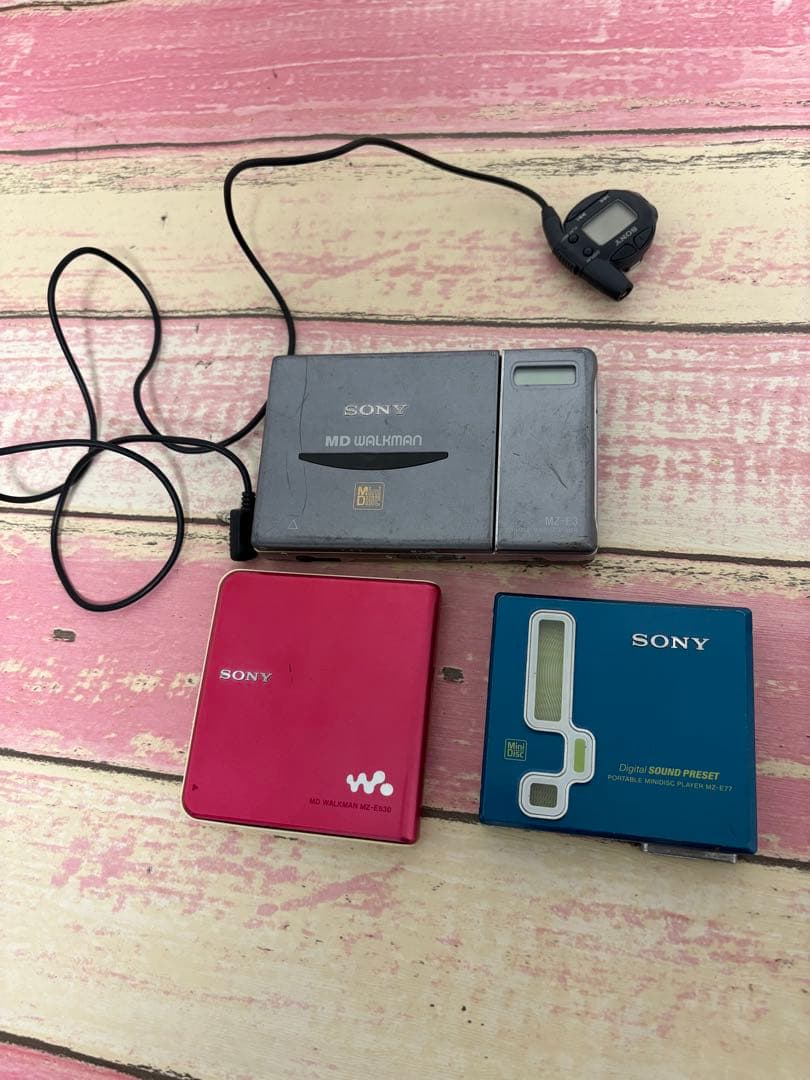 SONY ポータブルMDプレーヤー 3台セット　ワークマン　walkman