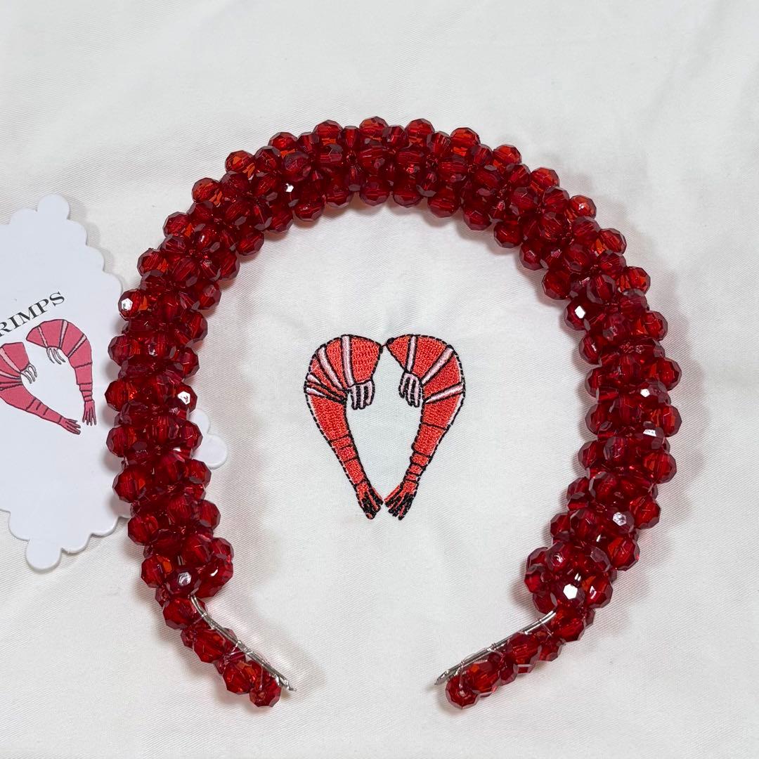SHRIMPS ANTONIA HEADBAND RED カチューシャ