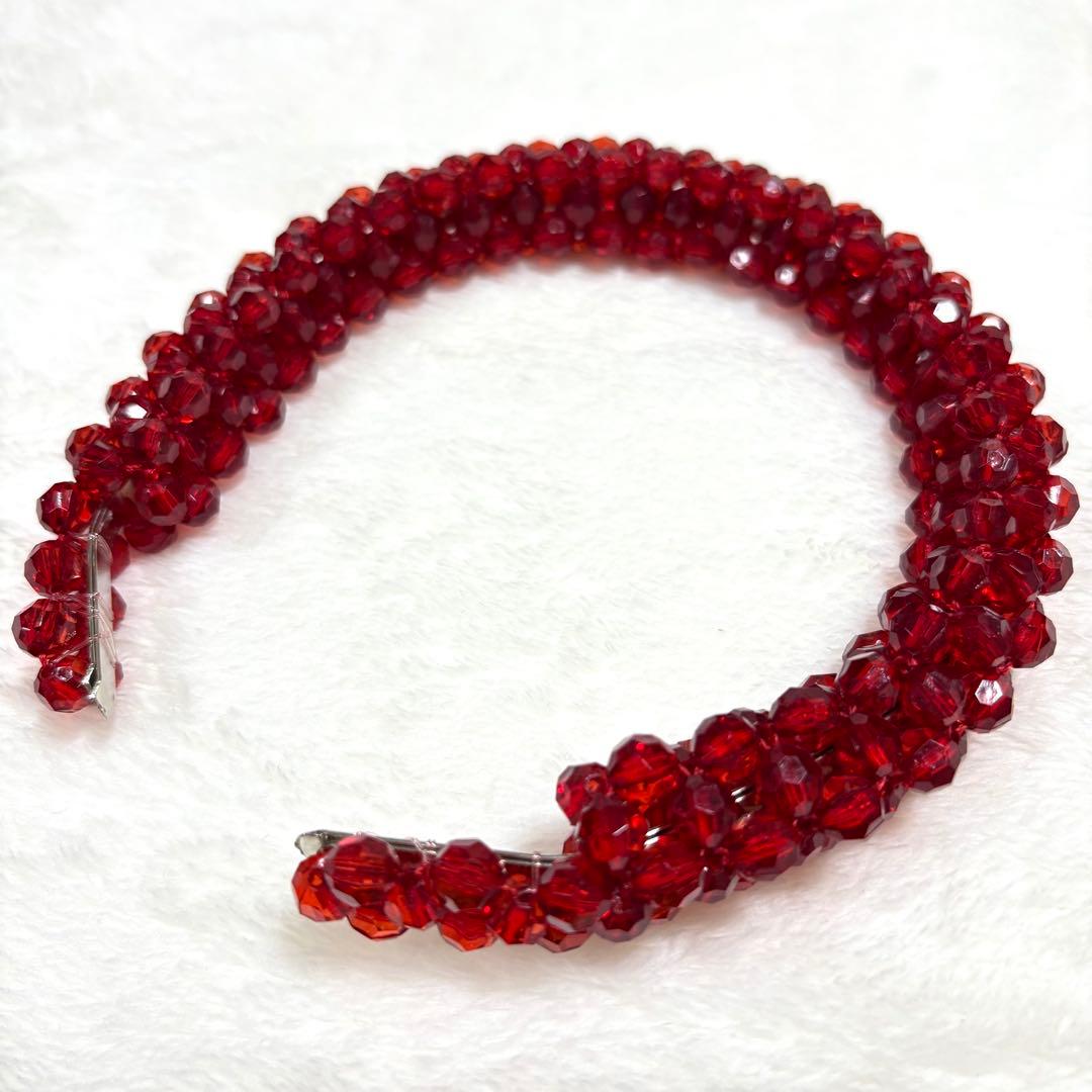 SHRIMPS ANTONIA HEADBAND RED カチューシャ