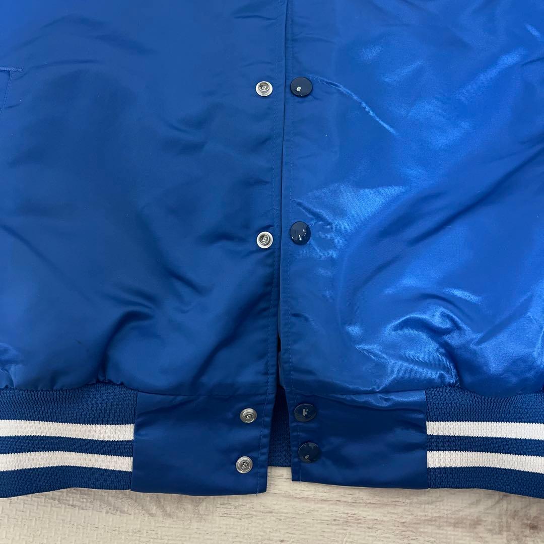 90sUSA製ドジャース　chalk lainスタジャン　ワッペン刺繍