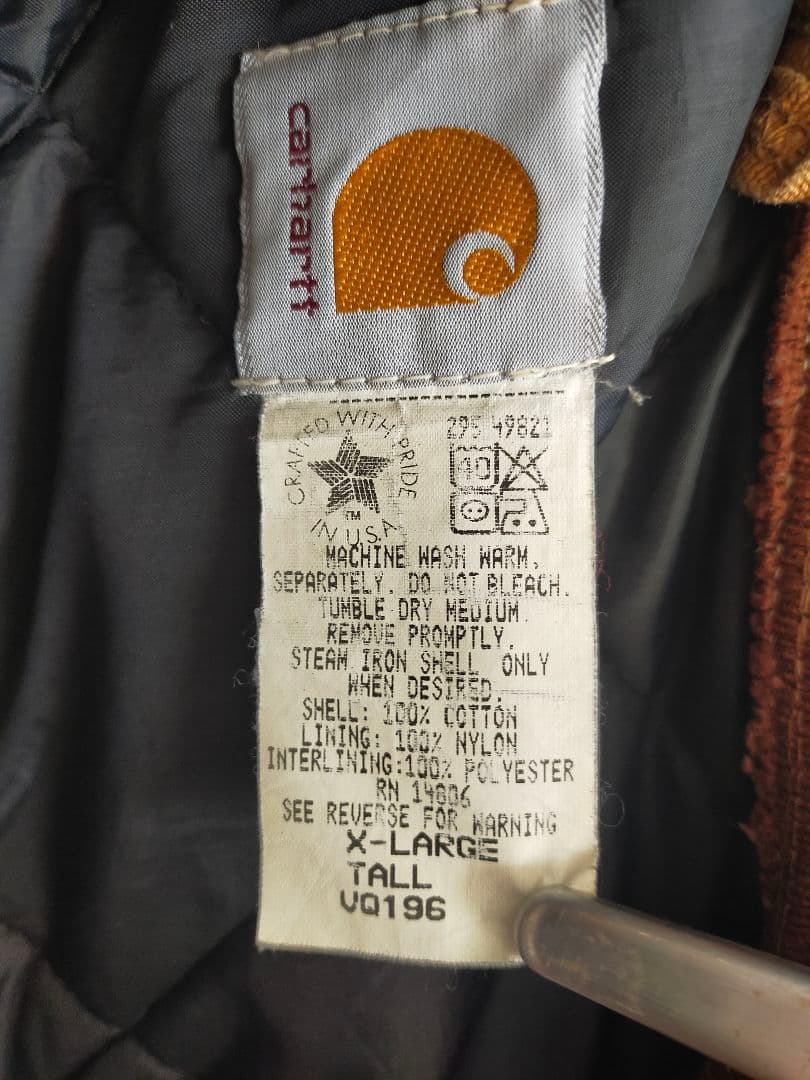 Carhartt 90sダックベスト USA製 星タグ