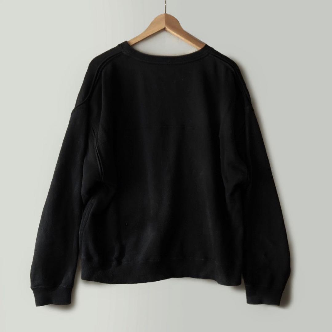 YOKE　OVERSIZED PIPING SWEAT　黒 3