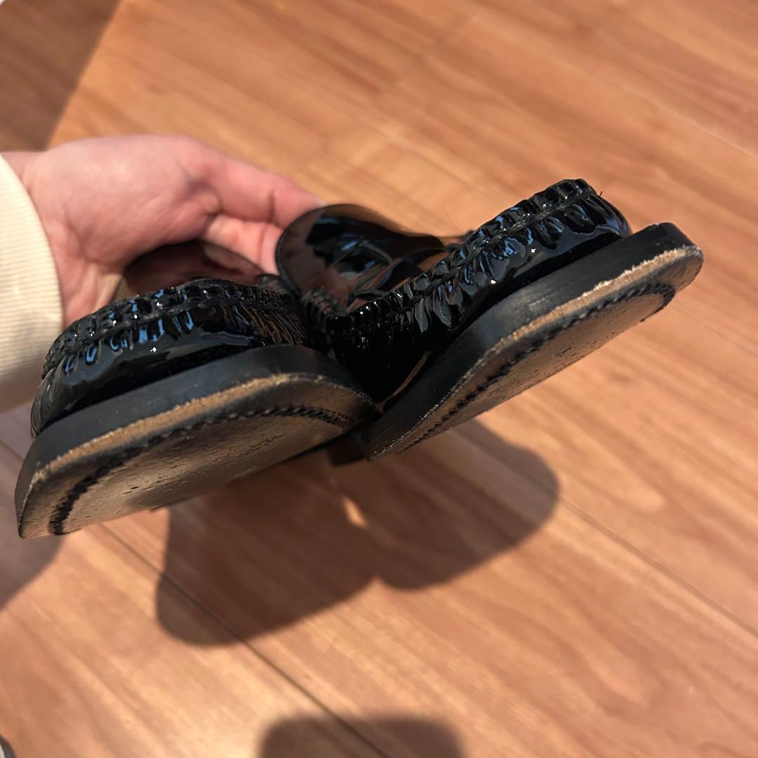 HEREU Nombela Glossy Black 37 へリュー