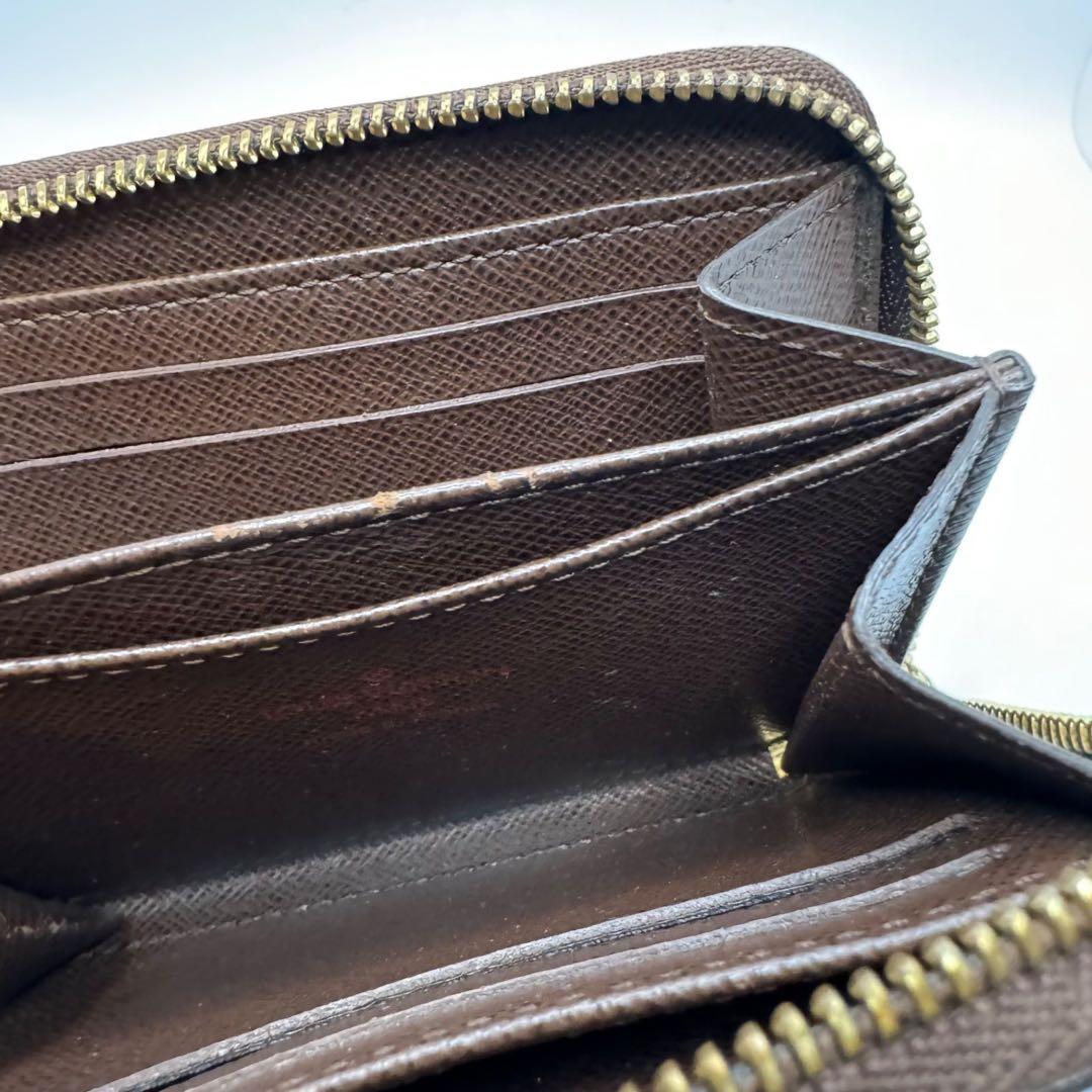 LOUIS VUITTON ダミエ ジッピー エベヌ パース 財布