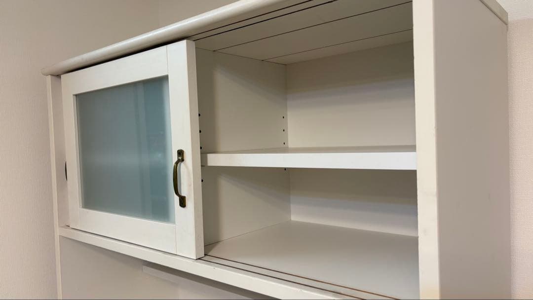 食器棚　モモナチュラル　ホワイト