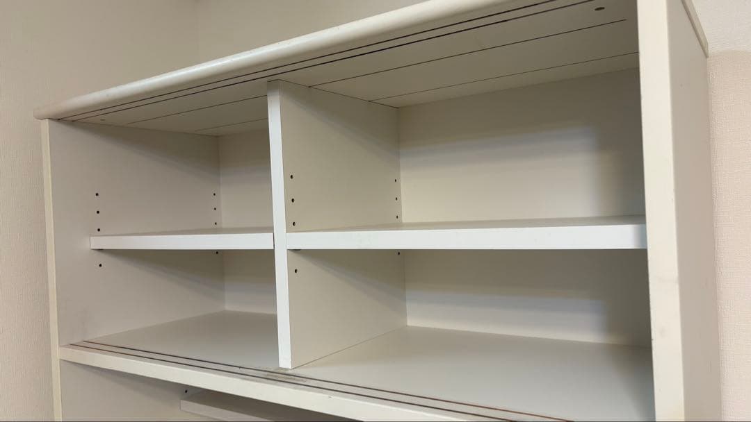 食器棚　モモナチュラル　ホワイト