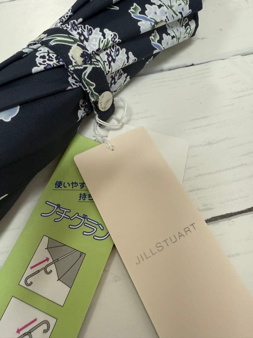 新品　JILL STUART ジルスチュアート 日傘　晴雨兼用　ラメ 　花柄