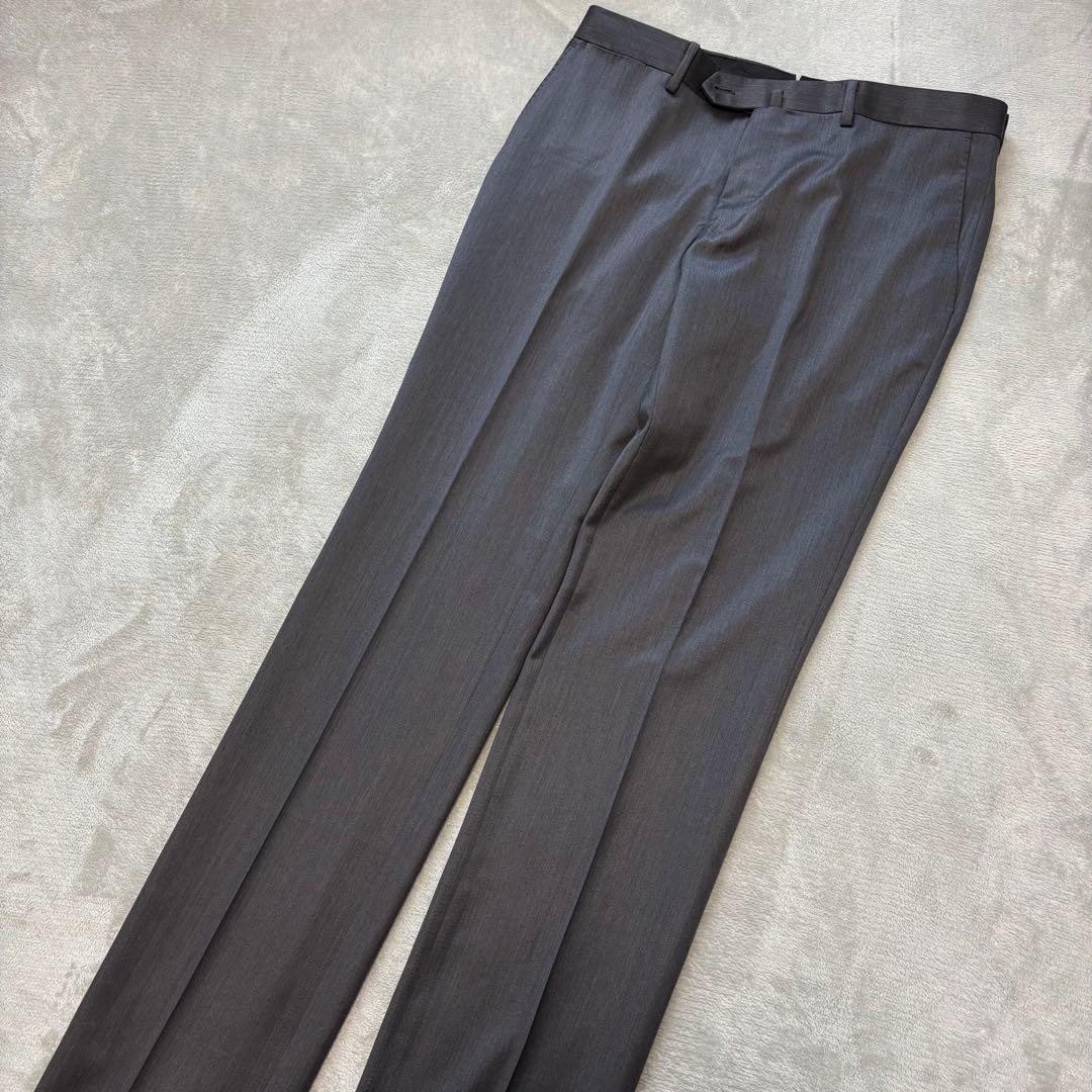 未使用に近い✨ナノユニバース 3ピース セットアップスーツ 2B シルク 48