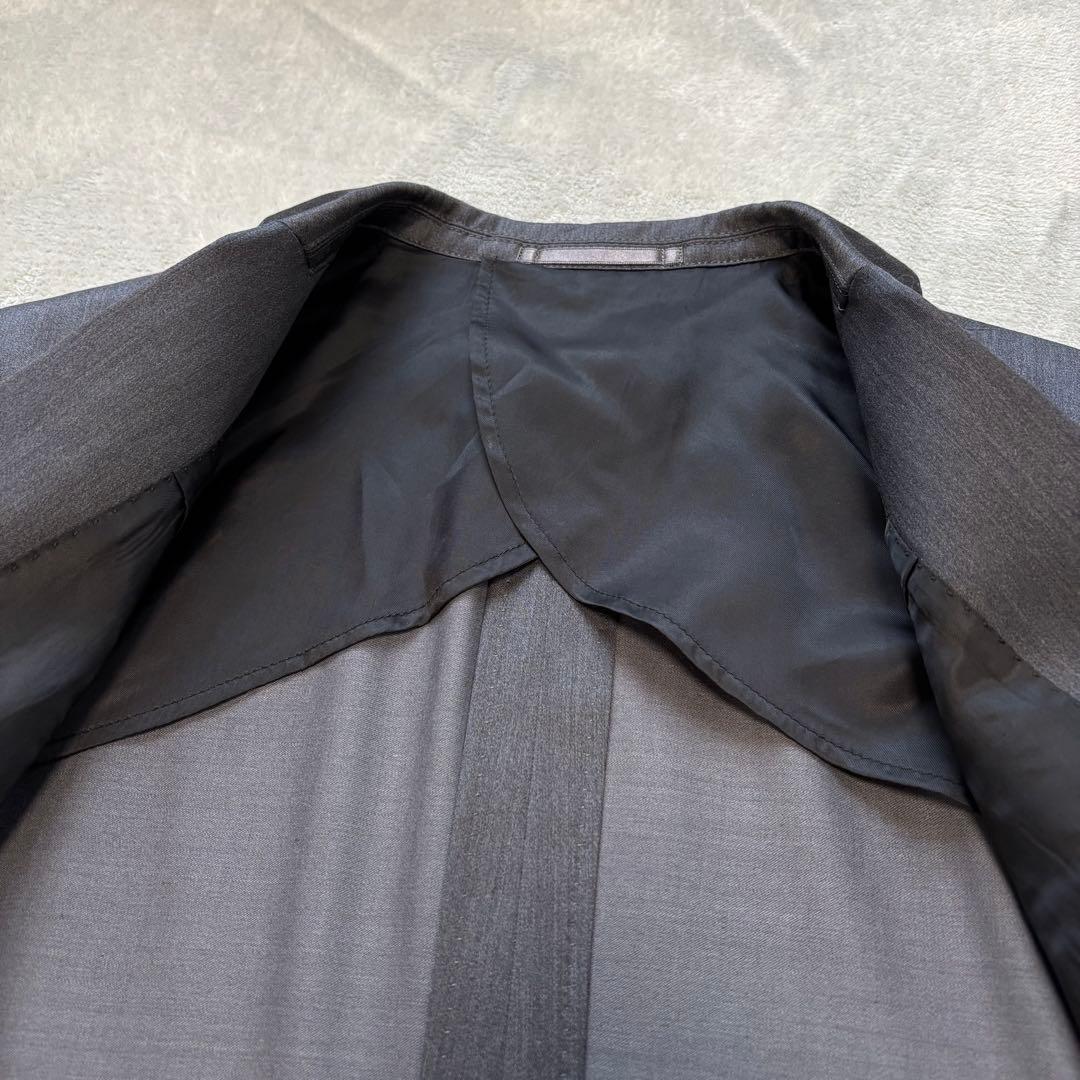 未使用に近い✨ナノユニバース 3ピース セットアップスーツ 2B シルク 48