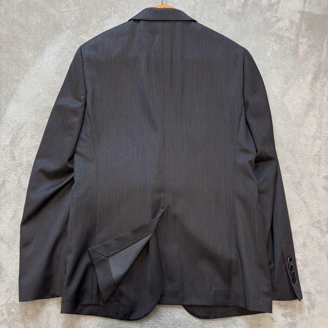 未使用に近い✨ナノユニバース 3ピース セットアップスーツ 2B シルク 48