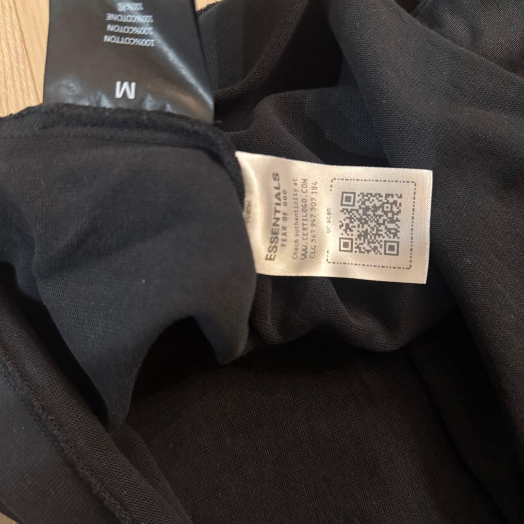 Fear of God Essentials ブラックスウェット