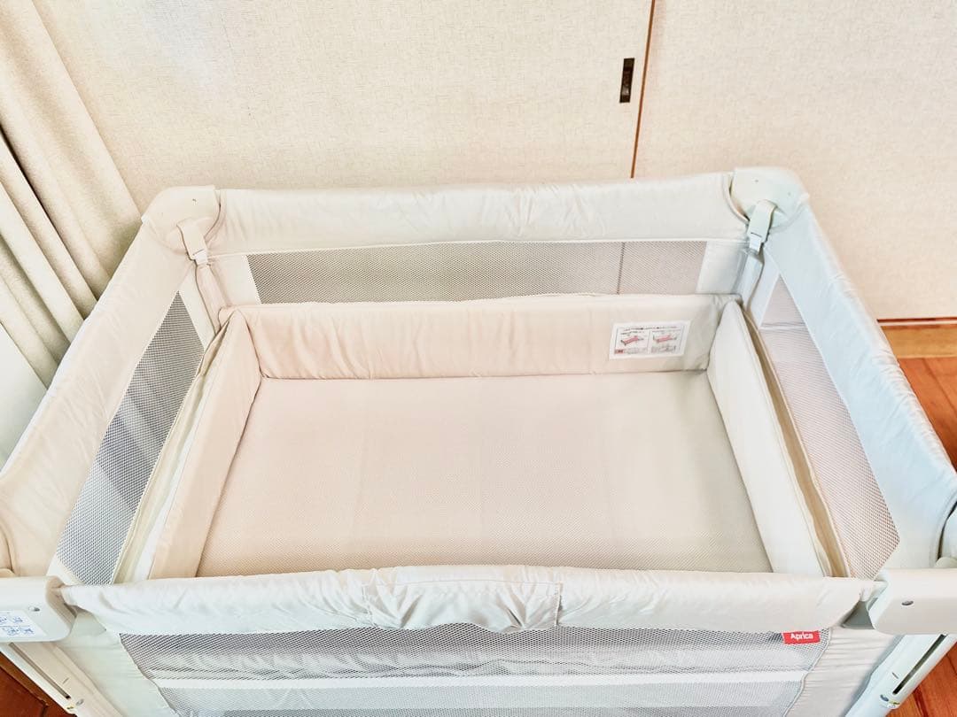Aprica アップリカ ココネルエアー ミルク WH ベビーベッド