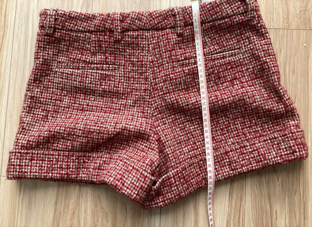 MIU MIU ミュウミュウツイードショートパンツ 38