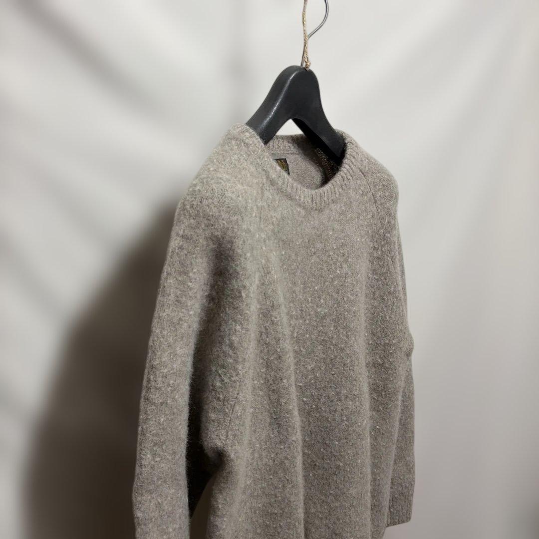 BATONER バトナー　ナッピングウールニット　グレージュ　サイズ3