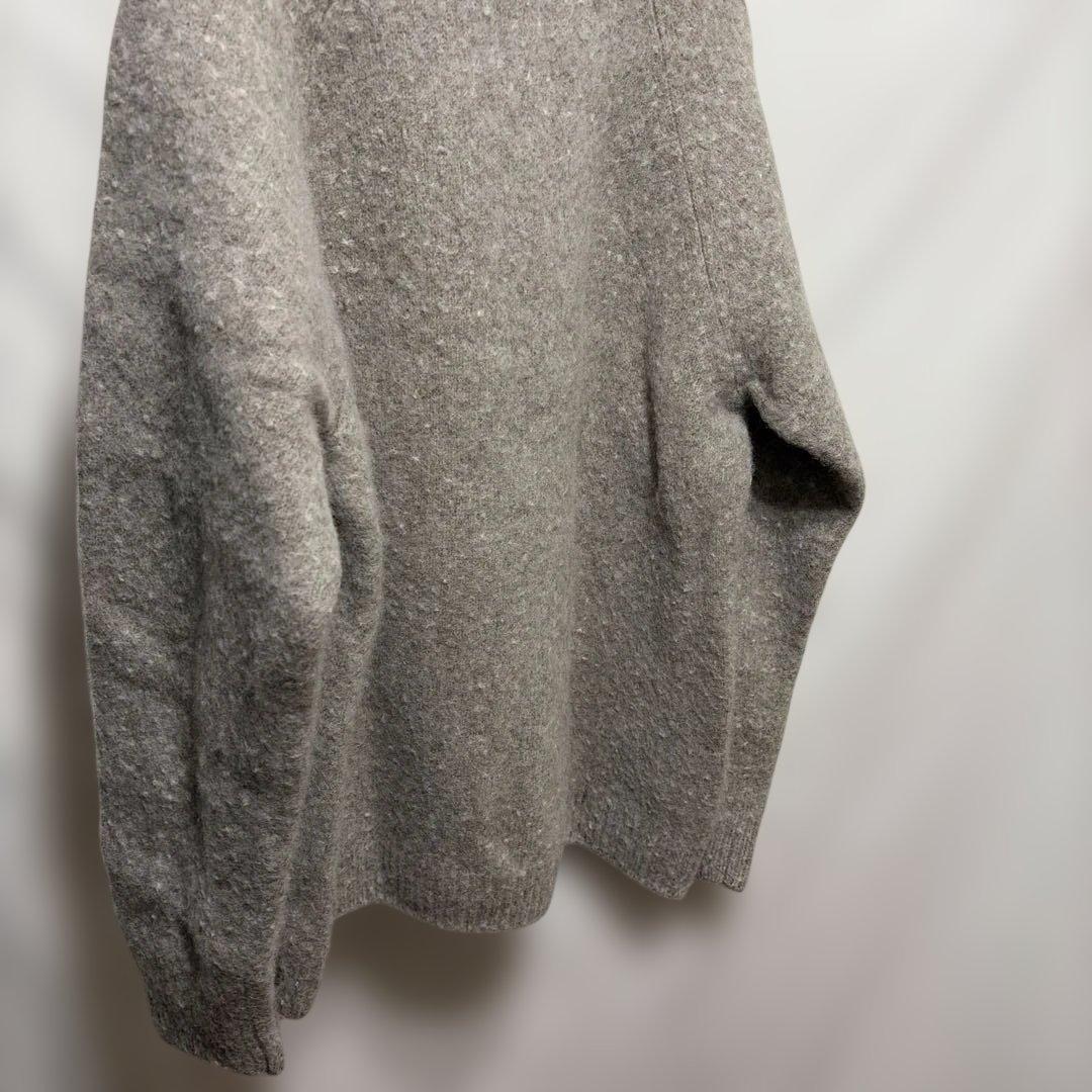 BATONER バトナー　ナッピングウールニット　グレージュ　サイズ3