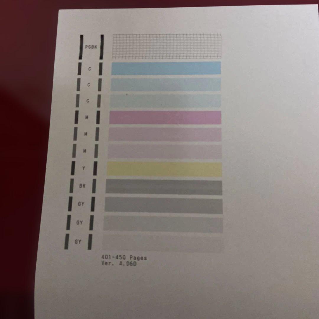 Canonインクジェットプリンター MG7130 赤色 動作品 印刷枚数 少