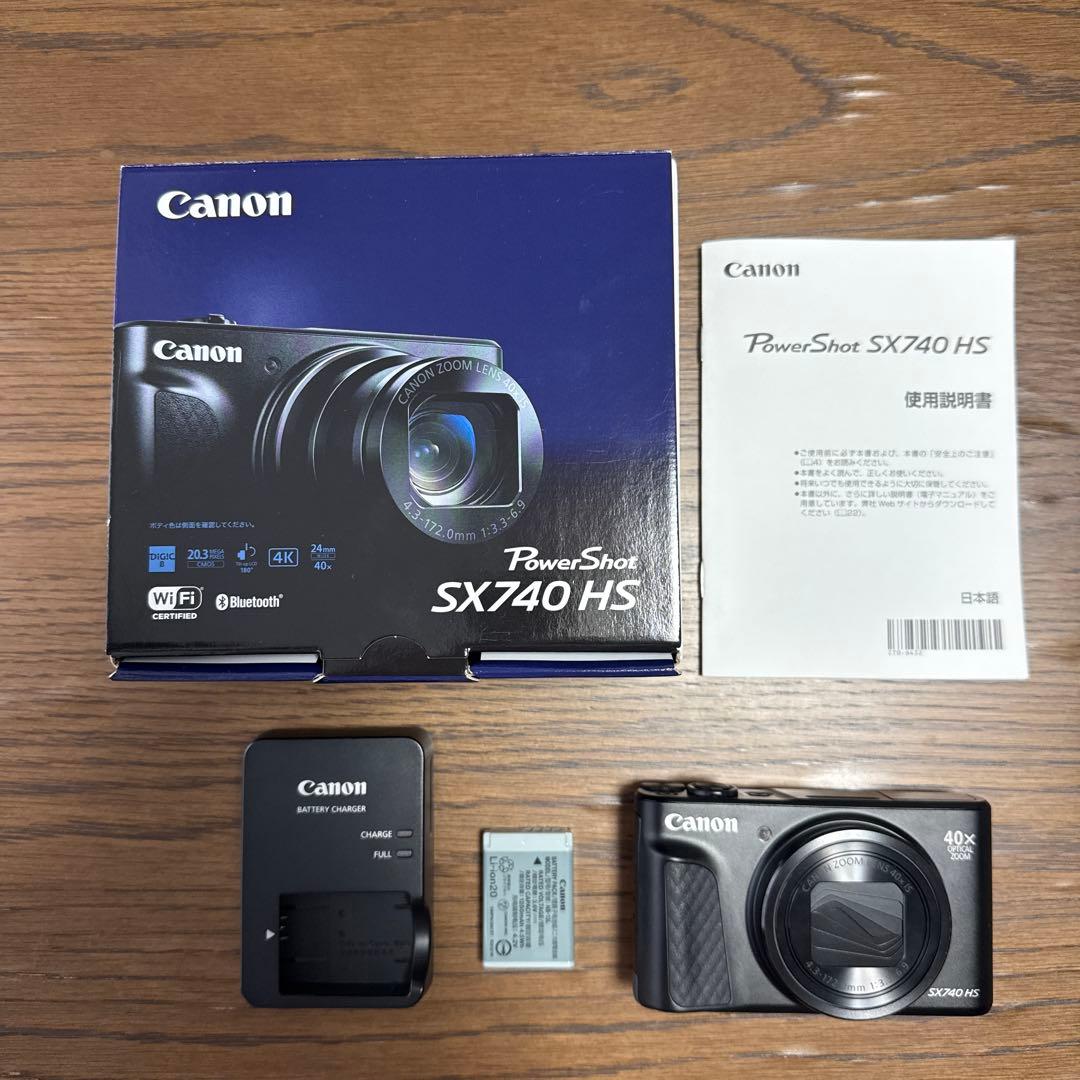 Canon PowerShot SX740 HS ブラック