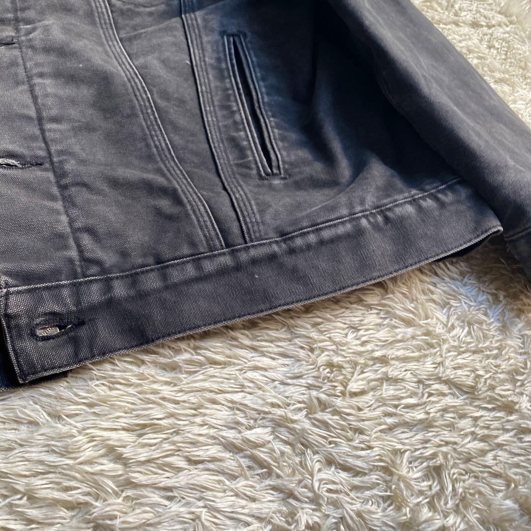 【希少】カーハート ダックトラッカージャケット XL ブラック 黒 フェード