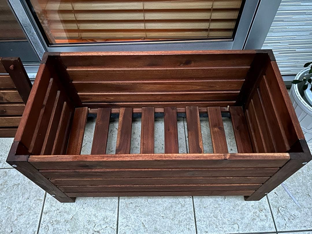 IKEA APPLARO 収納ベンチ＋ウォールパネルセット