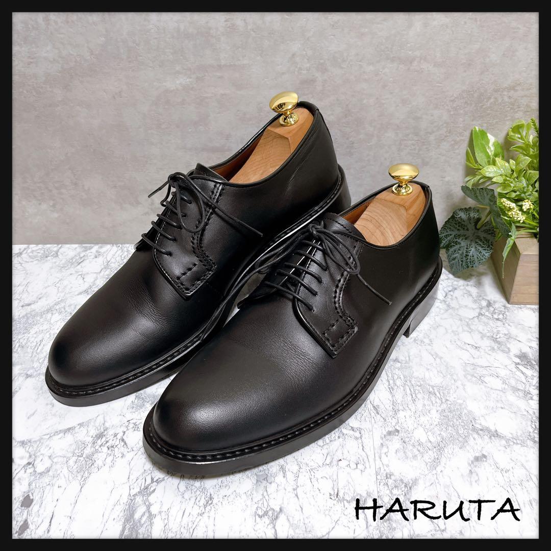 極美品【HARUTA ハルタ】ドレスシューズ 革靴 26.5cm 黒 フォーマル