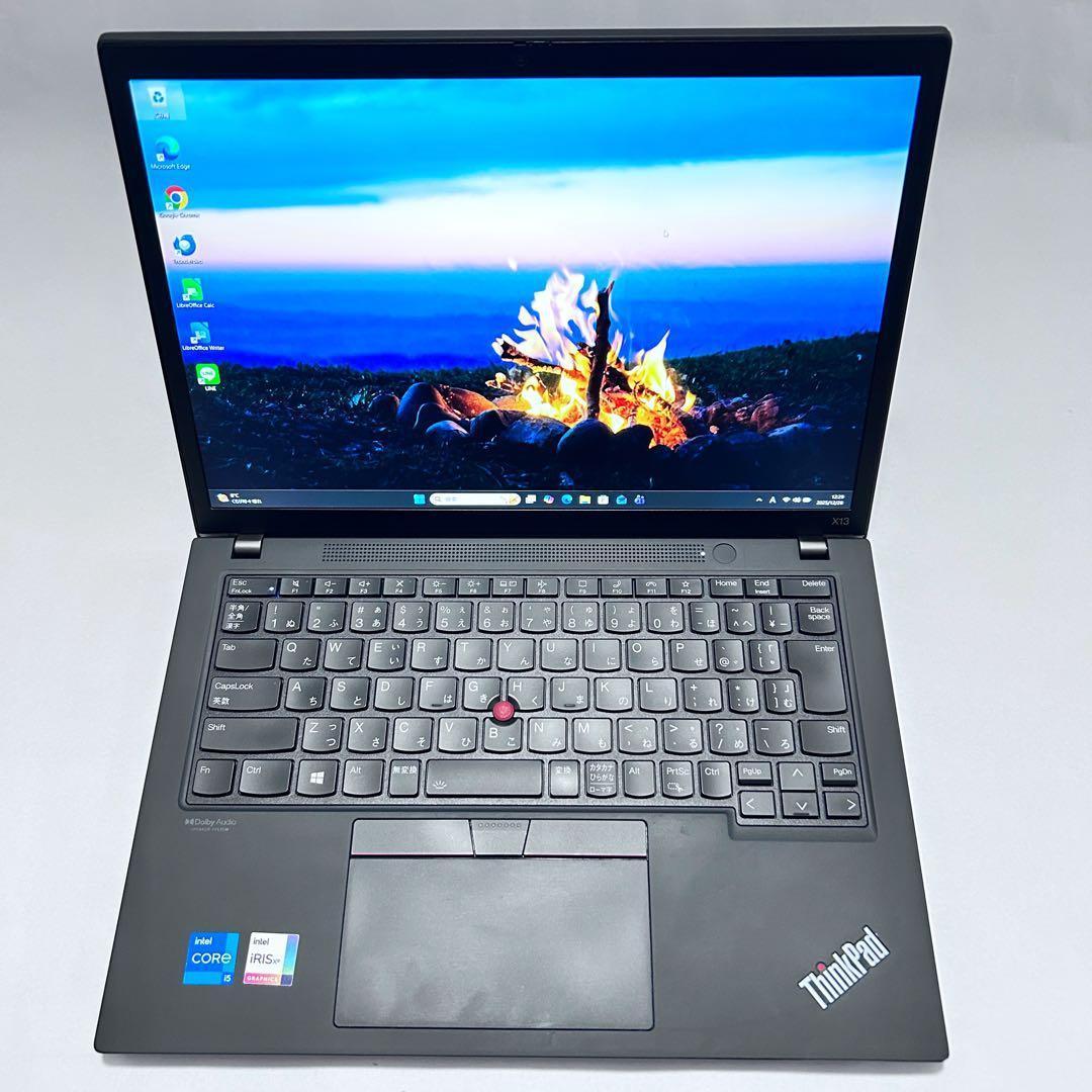 【SSD512GB×バッテリー超良好】ThinkPad X13｜第11世代i5