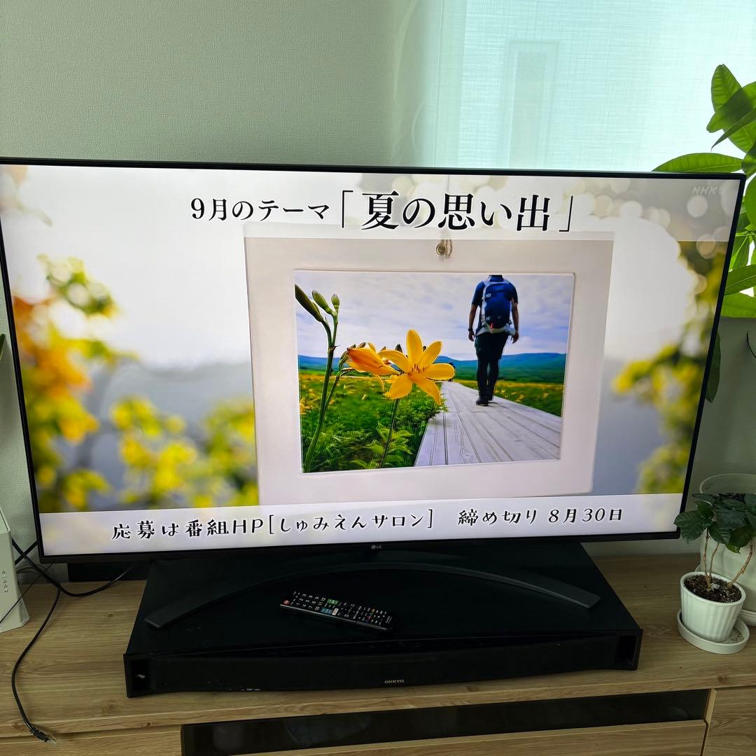 【送料込】LG 55型　4Kチューナー内蔵 液晶テレビ 55SM8100PJB