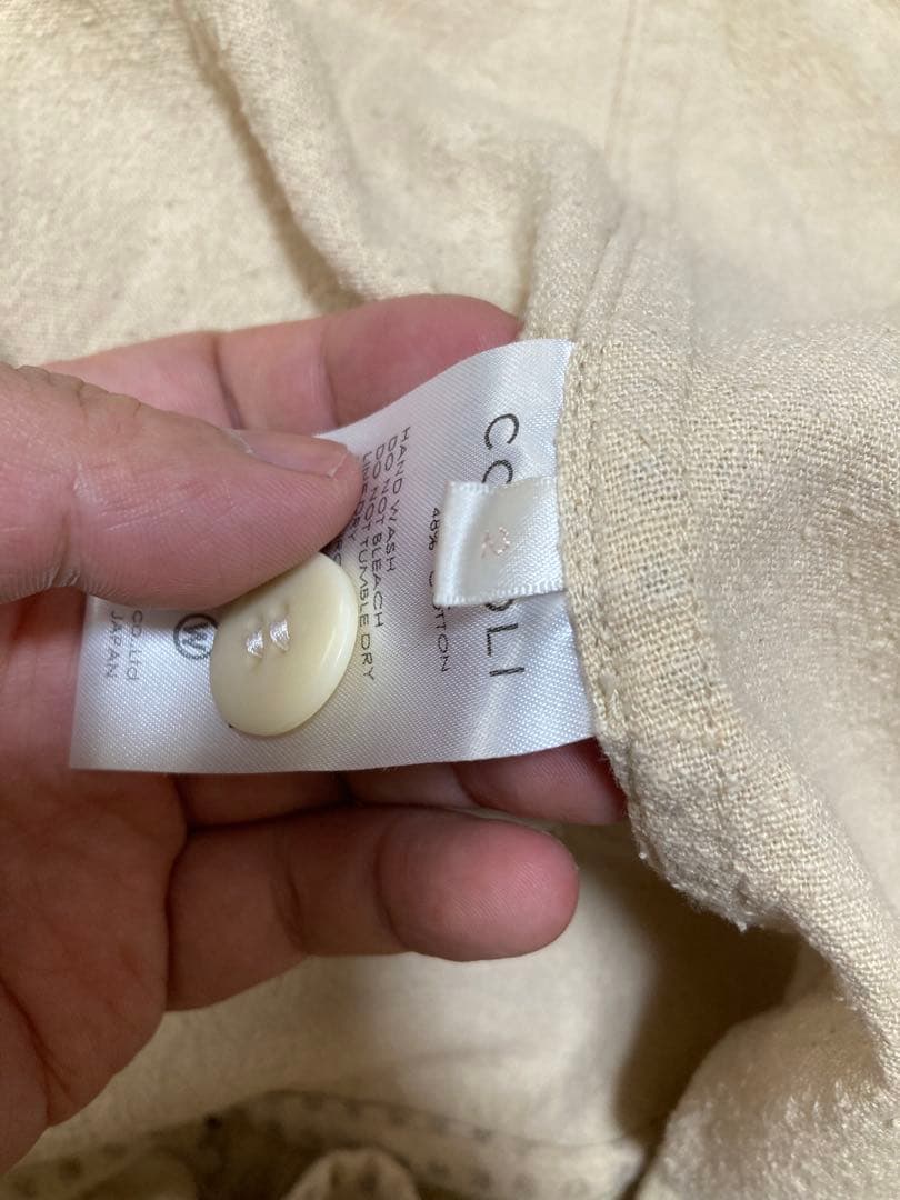 comoli S/C ドットスタンドカラージャケット サイズ2 コモリ