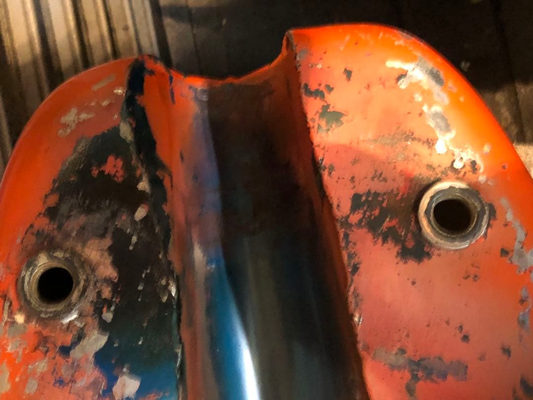 ビンテージ英車タンク不明BSAレストアベース