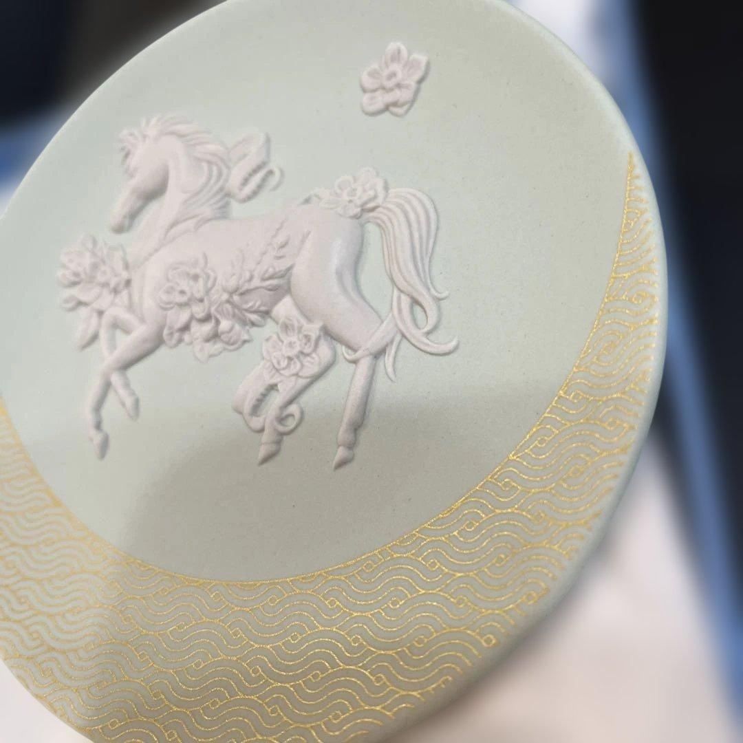 ［新品］ジャスパー干支トレイ 2026 Yearof Horse