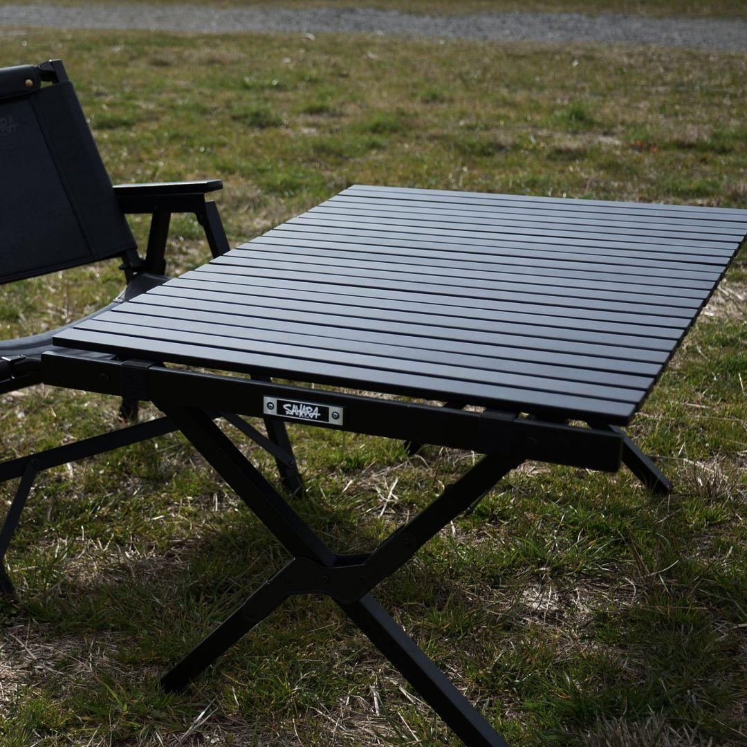 SAHARA フィールドサハラ ウッドロールテーブル 漆黒