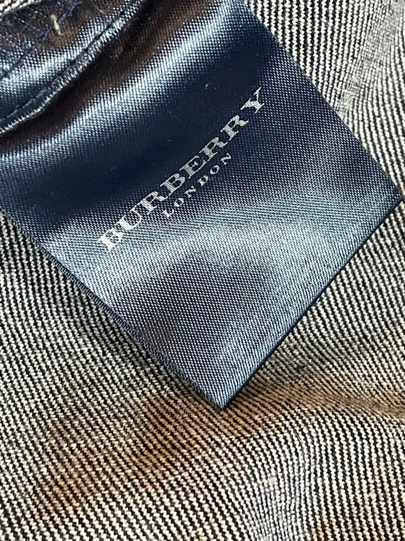 バーバリー　ロンドン　ノバチェック　Gジャン　イギリス製