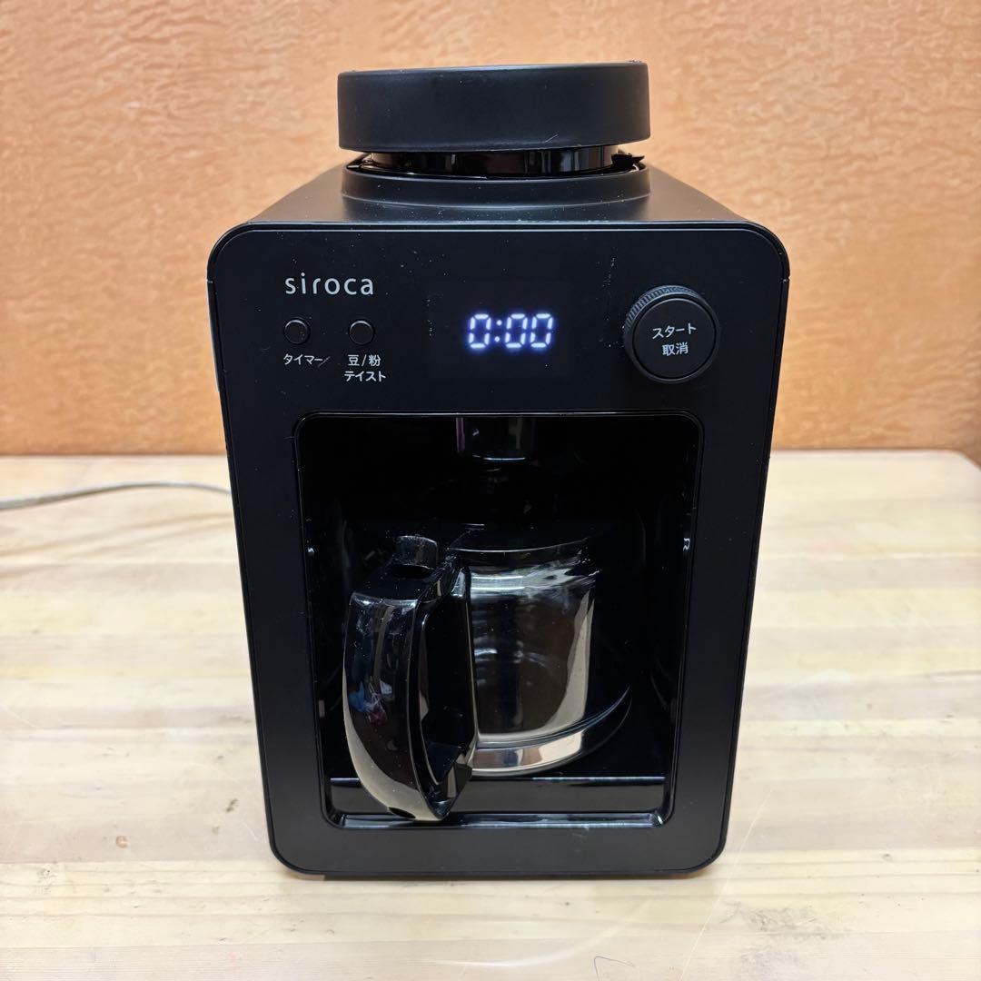 ☆美品☆【siroca】 シロカ コーヒーメーカー SC-A352 ブラック