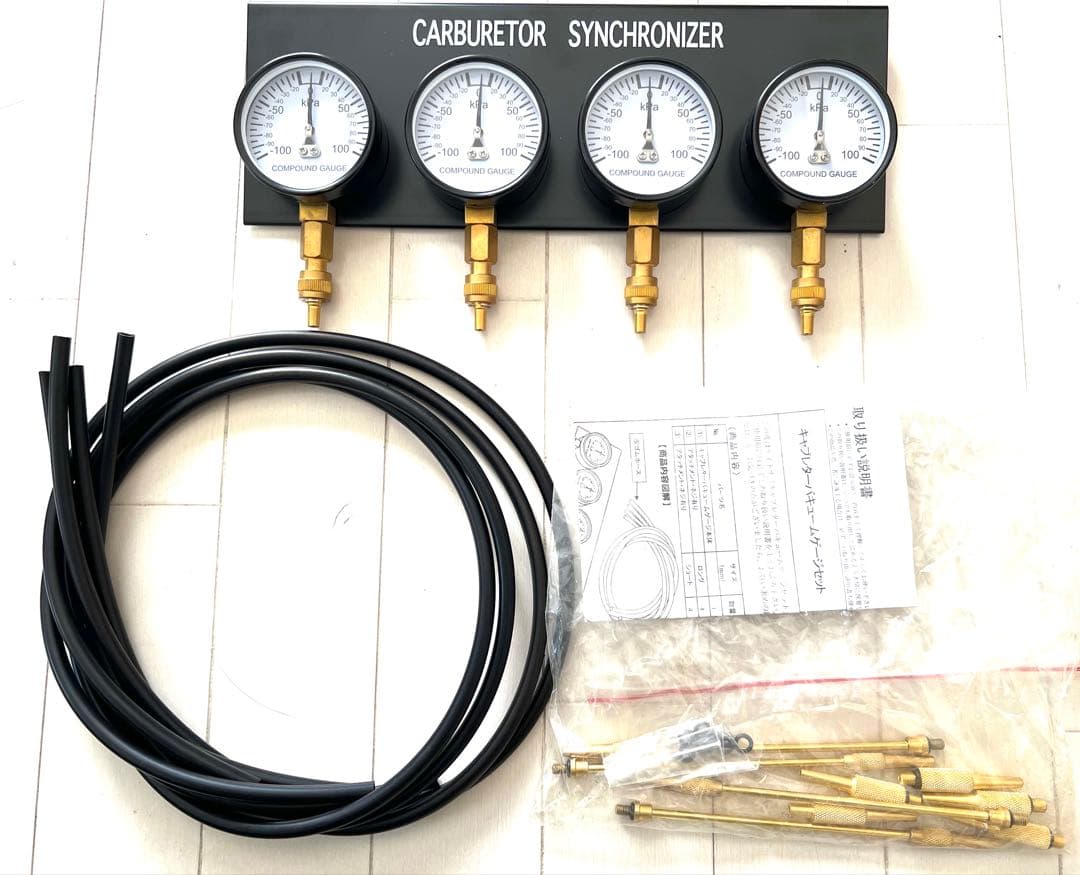 デイトナ　DAYTONA キャブレター 4連バキュームゲージ　美品