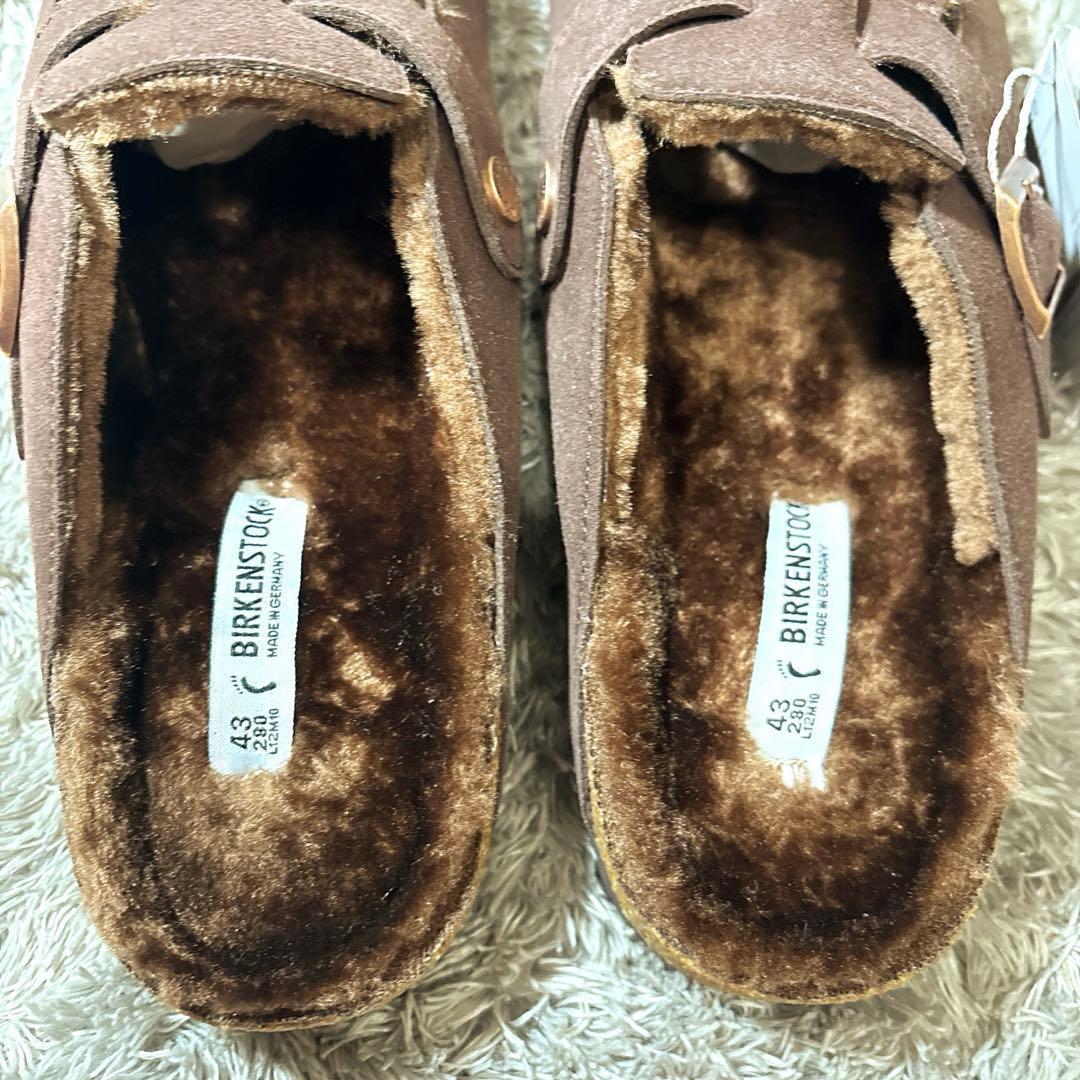 新品❣️ビルケンシュトック ボストン ムートン ダークブラウン 箱タグ付属✨