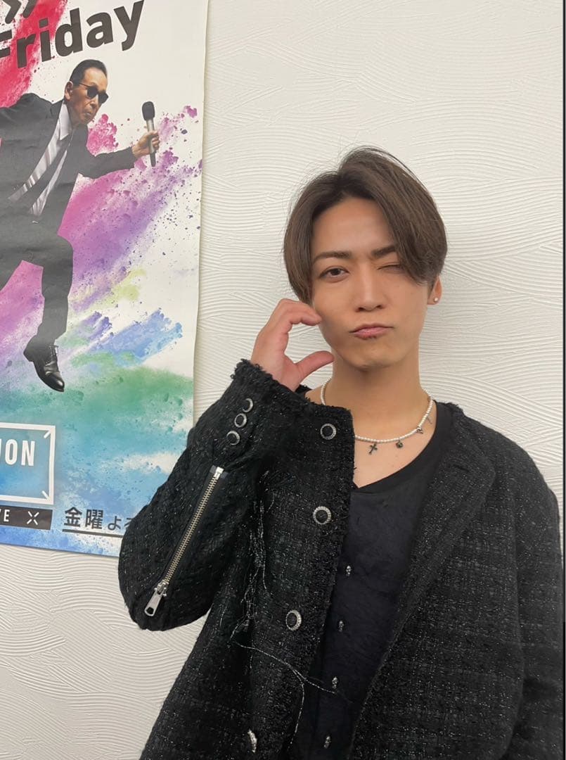 亀梨着用　el conductorH ミックスツイードジャケット