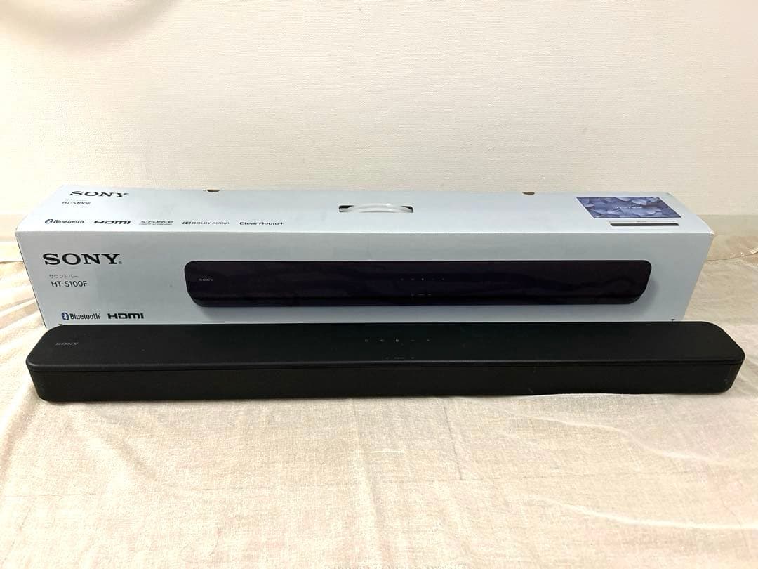 美品 SONY ソニー サウンドバー HT-S100F 2022年製 ブラック